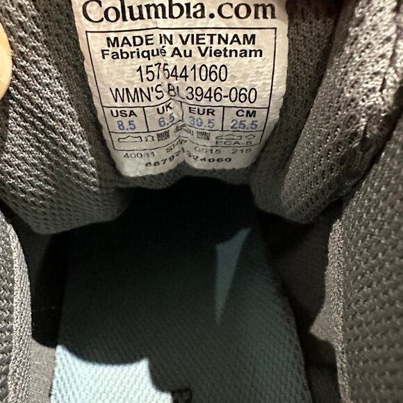 Columbia Women's Gray Athletic Shoes - Picture 2 of 5